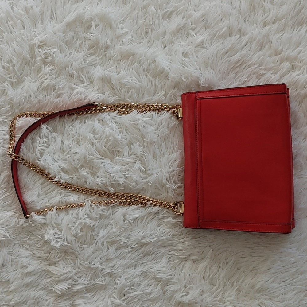 Michael Kors Whitney Red Leather Bag - Picture 2 of 16